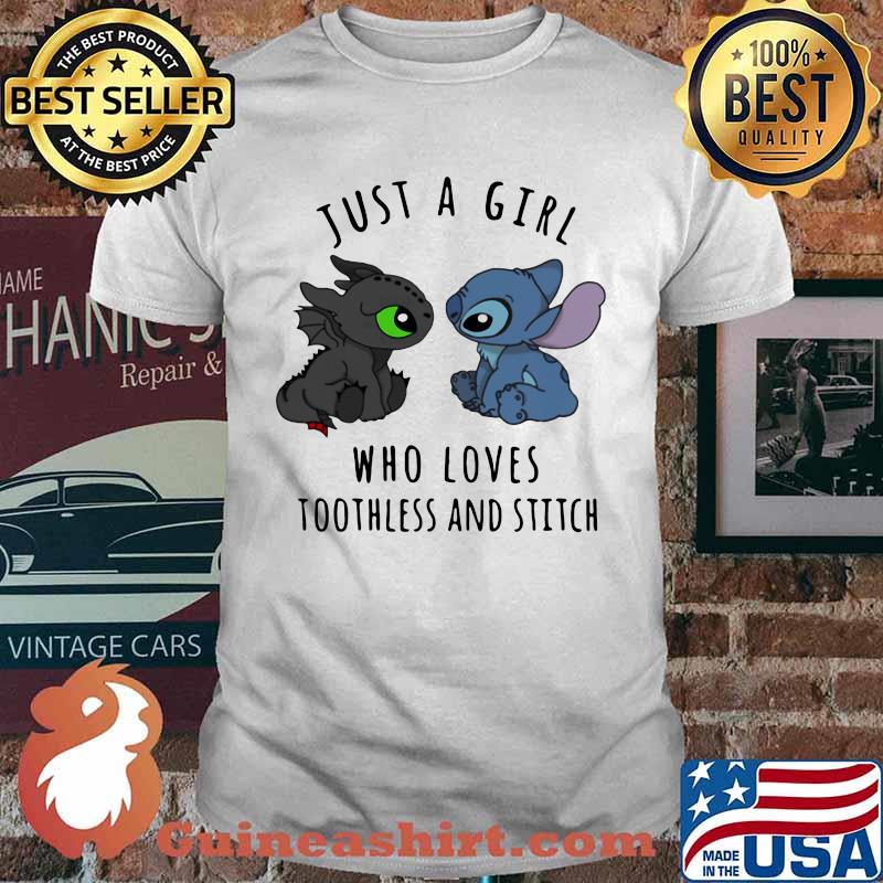 Just A Girl Who Loves Tootless And Stitch Shirt