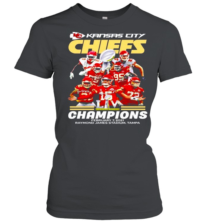 Kansas City Chiefs super bowl champions 2021 Raymond James Stadium Tampa shirt - Image 2