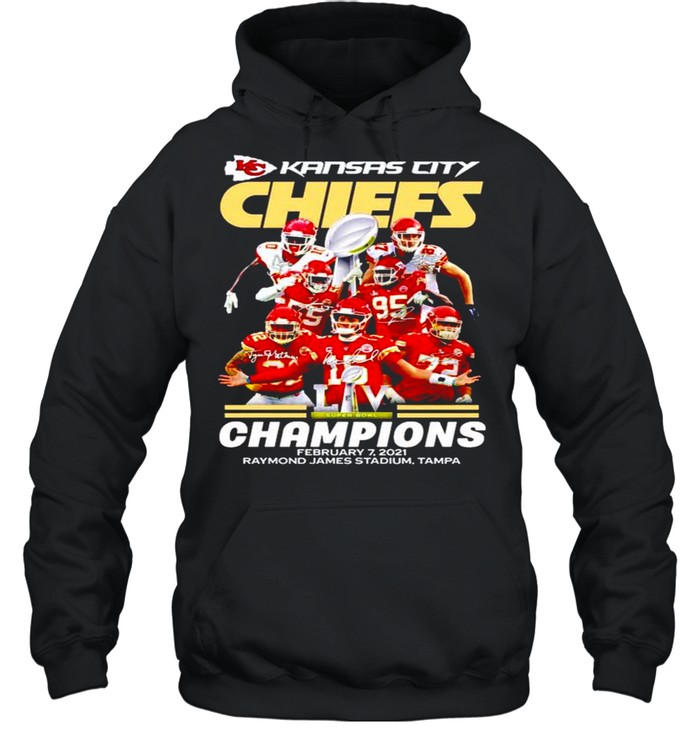 Kansas City Chiefs super bowl champions 2021 Raymond James Stadium Tampa shirt - Image 5