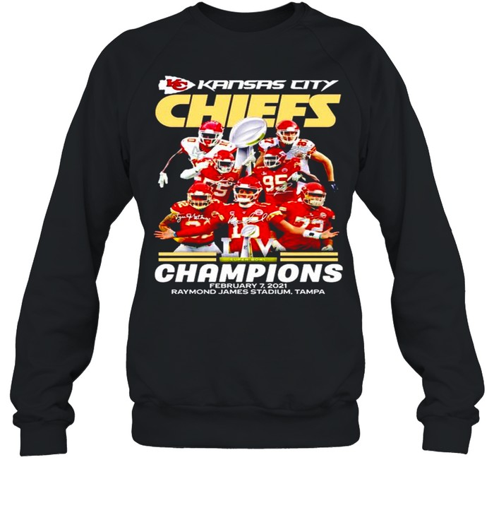 Kansas City Chiefs super bowl champions 2021 Raymond James Stadium Tampa shirt - Image 4