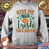 Kiss Me I’m Irish Vaccinated Lip Patrick’s Day Shirt Sweater