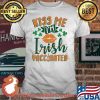 Kiss Me I’m Irish Vaccinated Lip Patrick’s Day Shirt