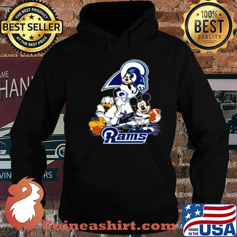 Mickey Mouse Donald Duck And Goofy With Rams Sport shirt