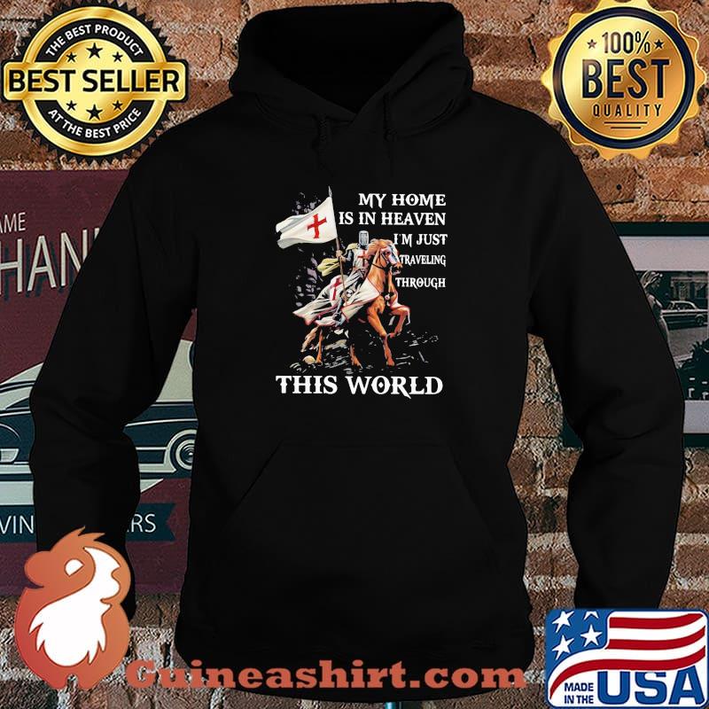 My Home Is In Heaven I’m Just Traveling Through This World Horse Flag Shirt Hoodie