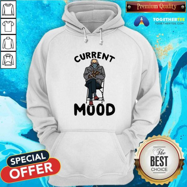 Nice Current Mood Sassy Bernie Sanders White Print T Shirt - Image 2
