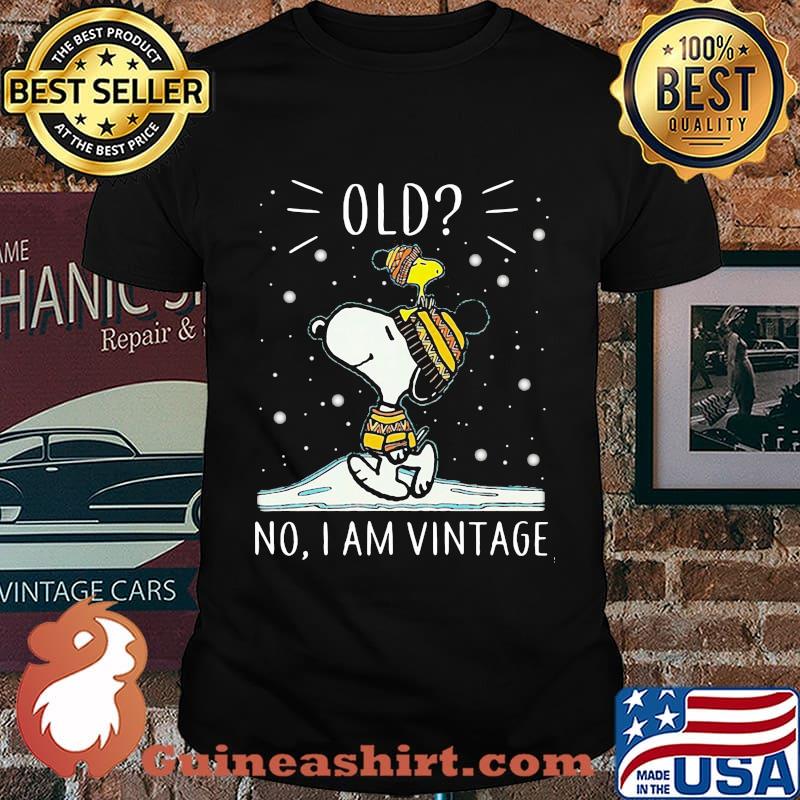 Old No I Am Vintage Snoopy Xmas Shirt