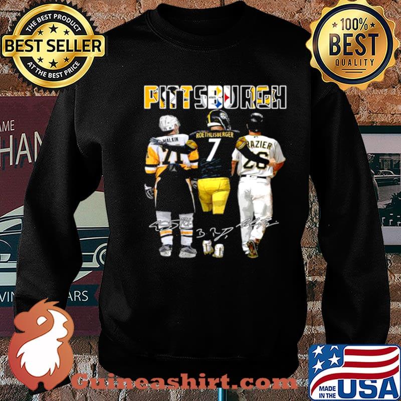 Pittsburgh Sport Malkin Roethlisberger Raizer signatures s Sweater