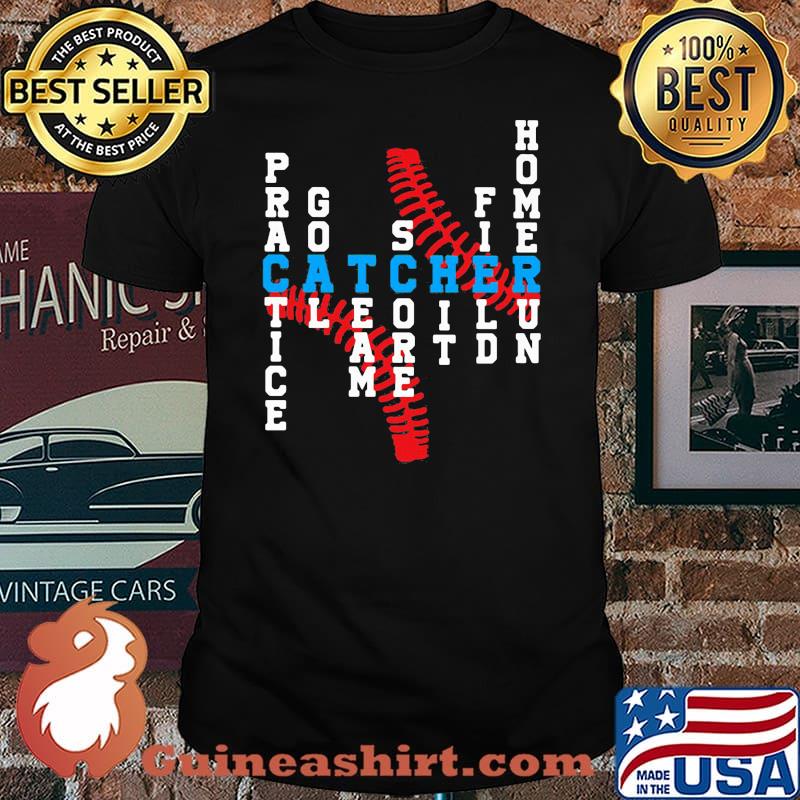 Practice Goal Team Score Hit Field Homerun Baseball Shirt