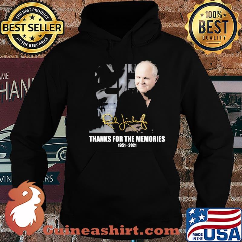 Rush Limbaugh Thanks For The Memories 1951 2021 Shirt
