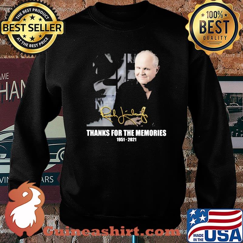 Rush Limbaugh Thanks For The Memories 1951 2021 Shirt Sweater