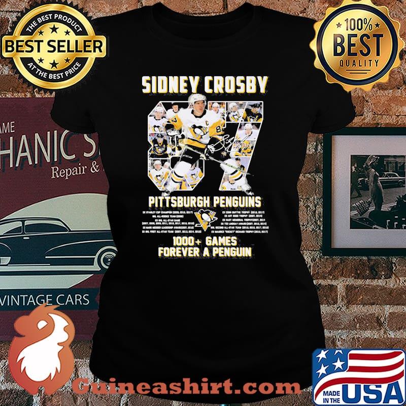 Sidney Crosby Pittsburgh Penguins Forever Number 87 Shirt Laides tee