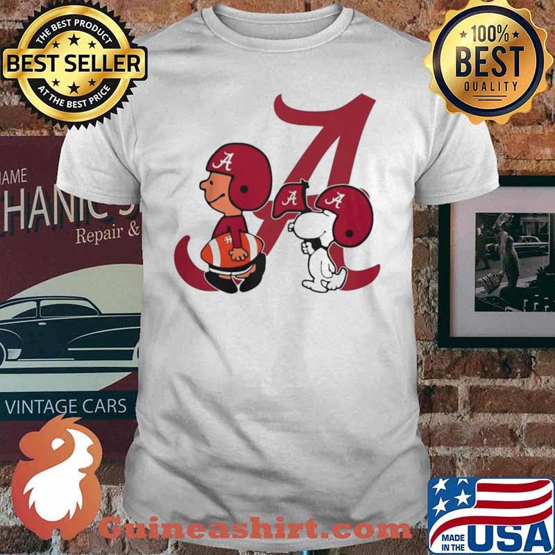 Snoopy And Charlie Brown With Alabama Crimson Tide 2021 shirt