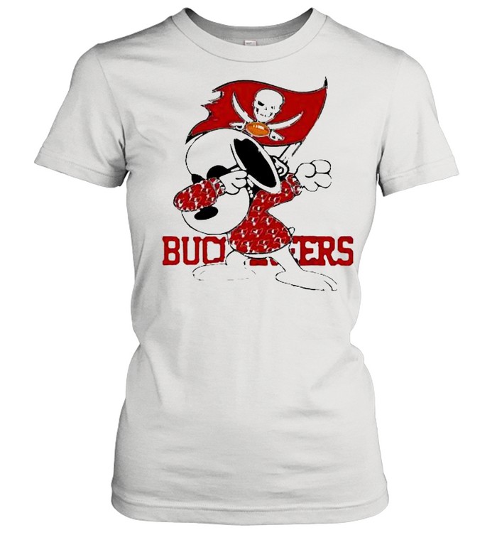 Snoopy dabbing tampa bay buccaneers 2021 shirt - Image 2
