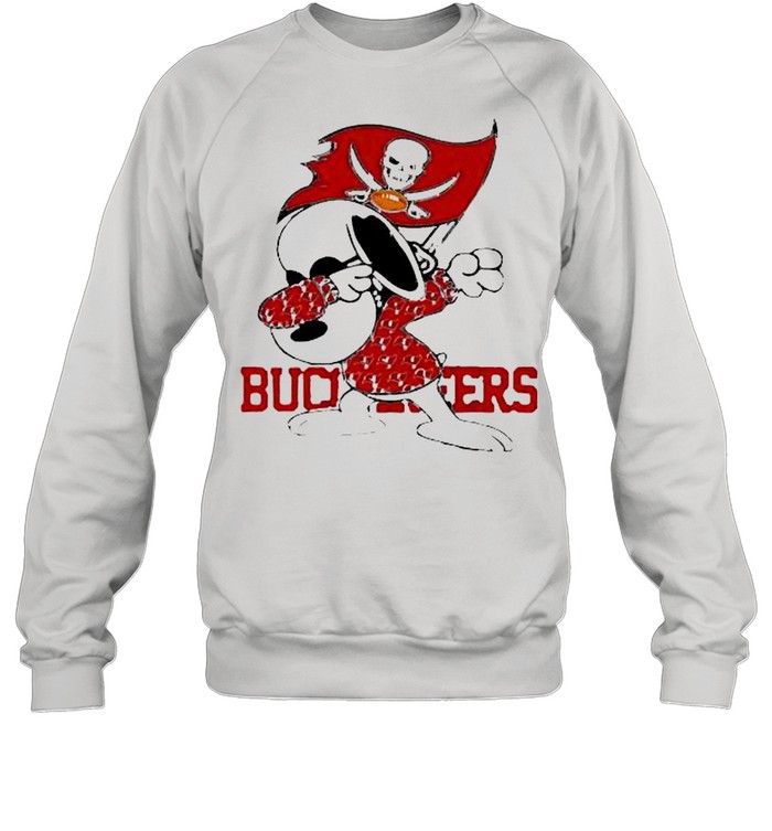 Snoopy dabbing tampa bay buccaneers 2021 shirt - Image 4