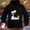Snoopy With Woodstock Playing In The Snow Shirt Hoodie