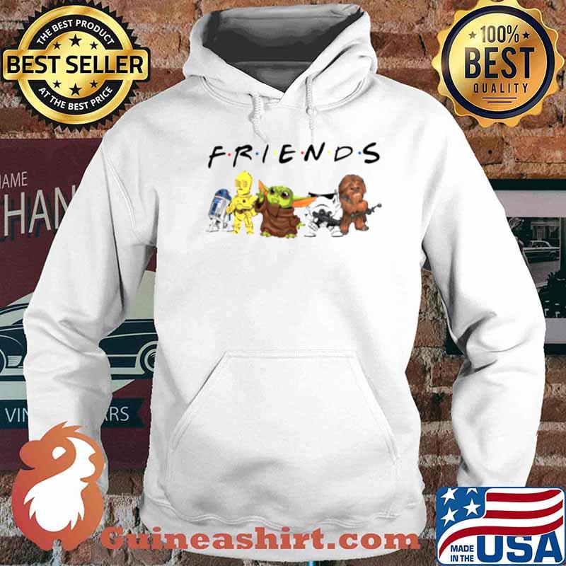 Star War Baby Yoda R2d2 Chewbacca Parappa Bot And Battlefront With Friends Hoodie