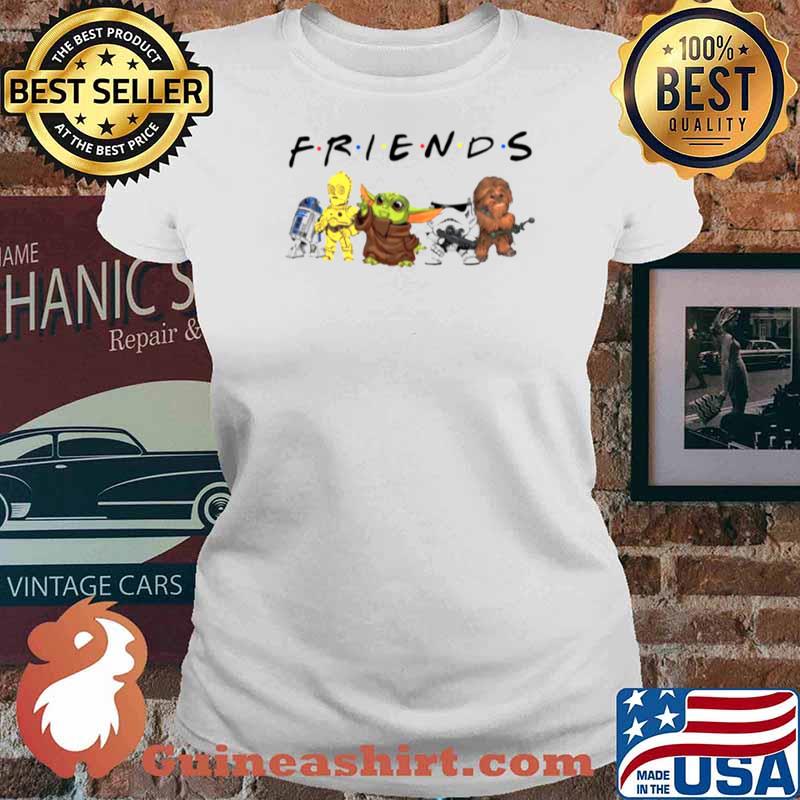 Star War Baby Yoda R2d2 Chewbacca Parappa Bot And Battlefront With Friends Ladies tee