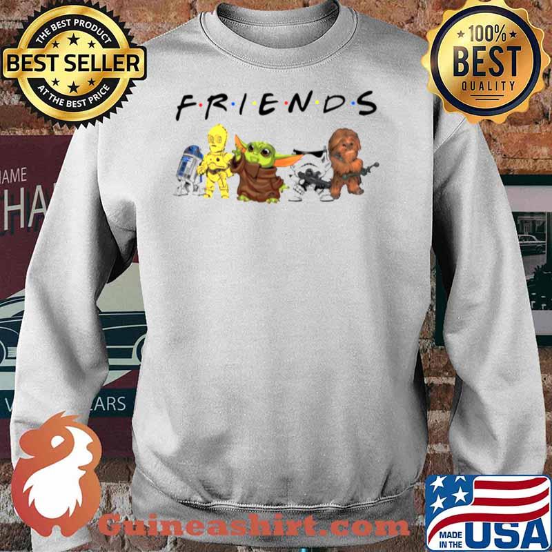 Star War Baby Yoda R2d2 Chewbacca Parappa Bot And Battlefront With Friends Sweater