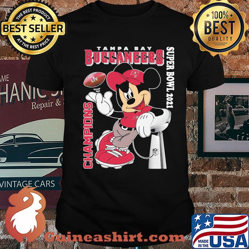 Tampa Bay Buccaneers Super Bowl 2021 Champion Micky Mouse Shirt Unisex