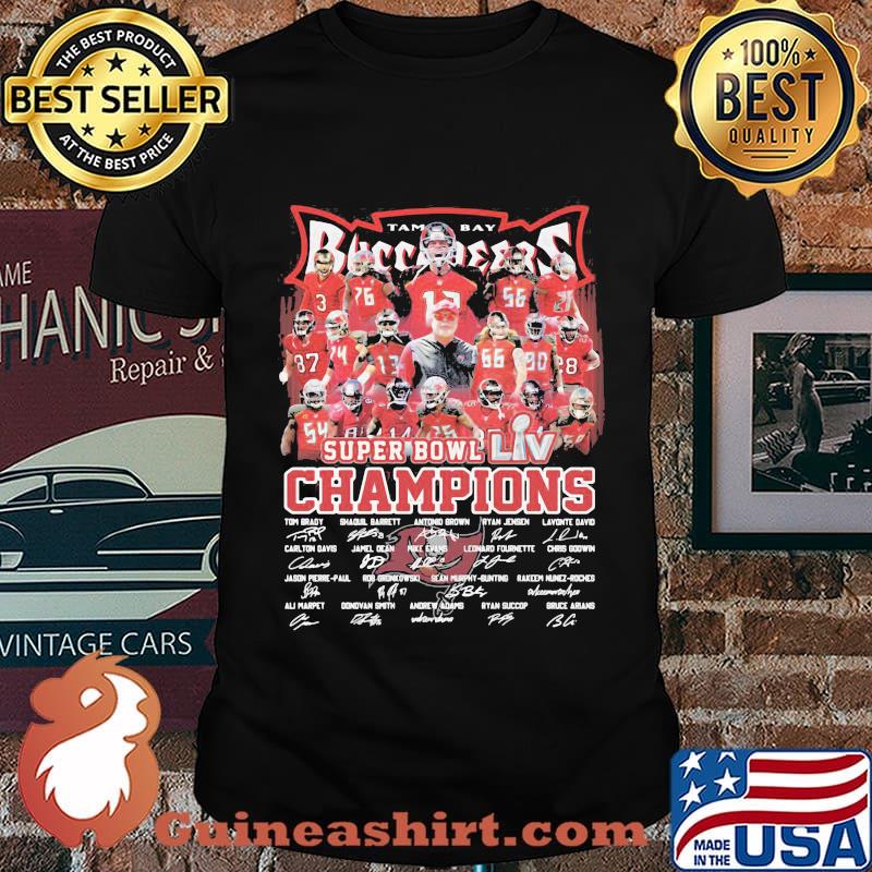 Tampa Bay Buccaneers Super Bowl Champions Signature Shirt