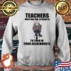 Teachers Waiting For Students To Turn In Their Assignments Old Man Wear Mask Covid 19 Shirt Sweater