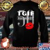 Tgif Fifty Thank God Lip Red Shirt Sweater