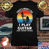 That’s What I Do I Play Guitar And Know Things Sunset Vintage Shirt
