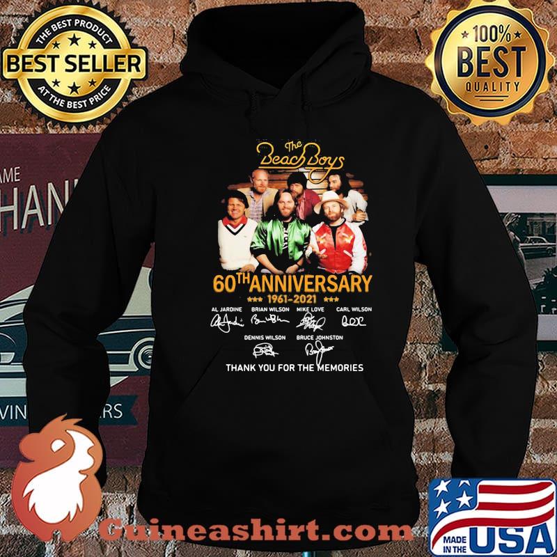 The Beach Boys 60th Anniversary 1961 2021 Thank You For The Memories Signature Shirt