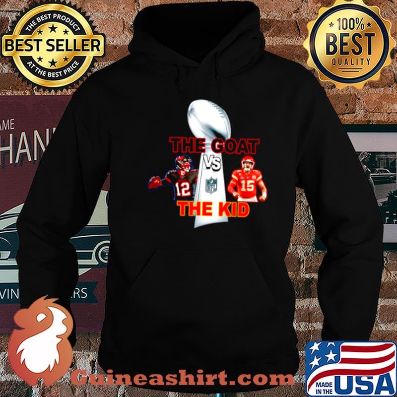 The Goat The Kid Brady Vs Mahomes With Nfl Champions shirt