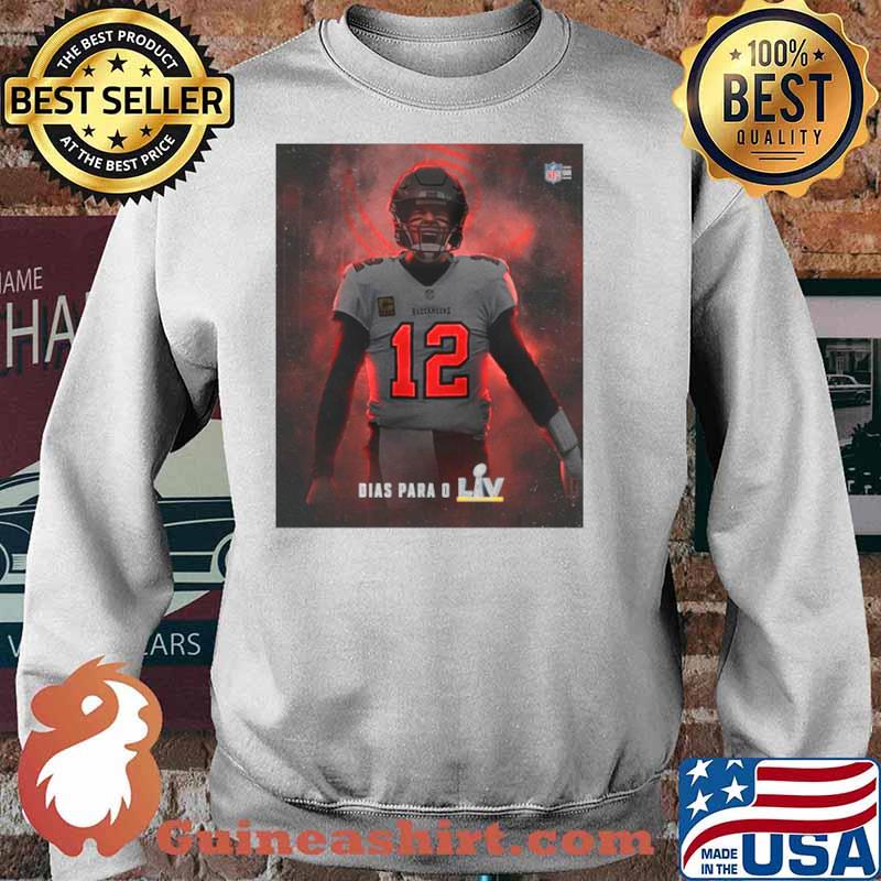Tom Brady Tampa Bay Buccaneers Dias Para O Lv Super Bowl 2021 Sweater