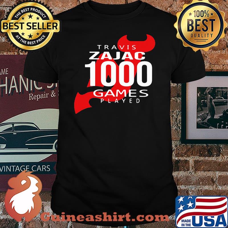 Trvis Zajac 1000 Games Played Shirt