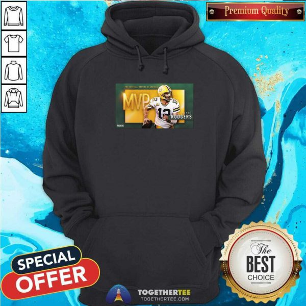 Funny Aaron Rodgers Mvp Pro Football Writers Of America 2021 Shirt - Image 2