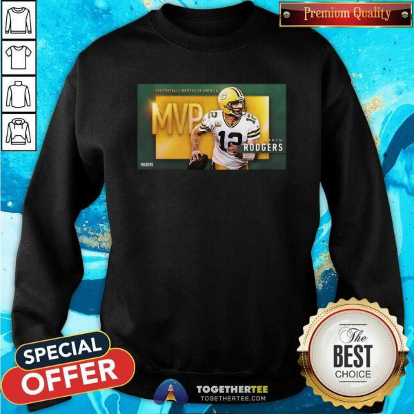 Funny Aaron Rodgers Mvp Pro Football Writers Of America 2021 Shirt - Image 5