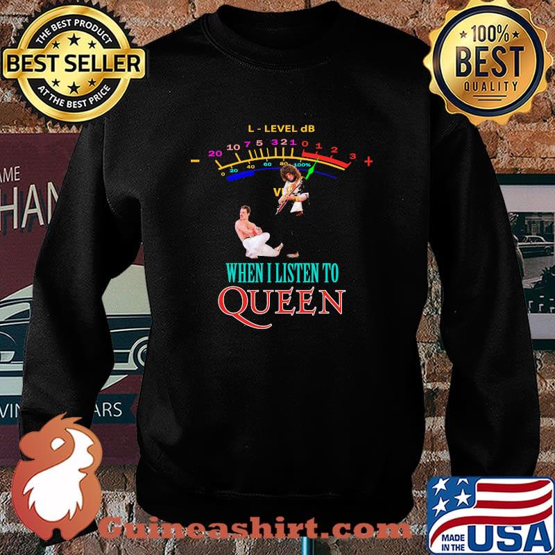 When Listen To Queen Rainbow Shirt Sweater