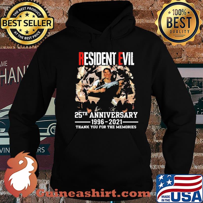 Resident Evil 25th Anniversary 1996 2021 Thank You For The Memories Shirt