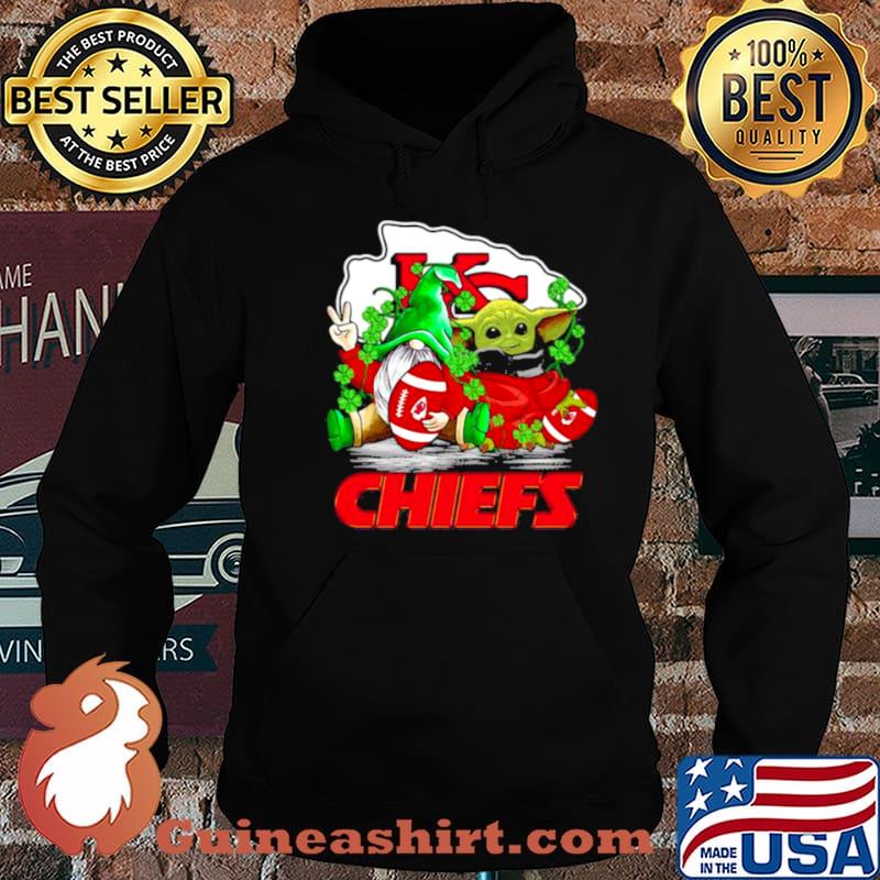 Gnome And Baby Yoda Chiefs Football Patrick’s Day shirt