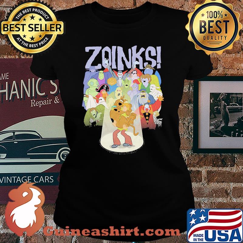 Zoinks Shaggy And Scooby Doo Shirt Laides tee