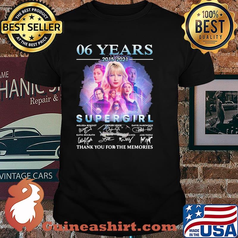06 Years 2015 2021 Supernatural Thank You For The Memories Signature Shirt