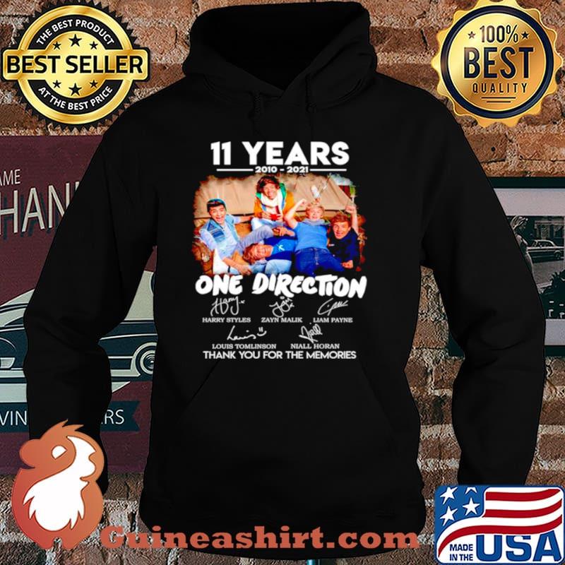 11 years of One Direction 2010 2021 thank you for the memories Hoodie
