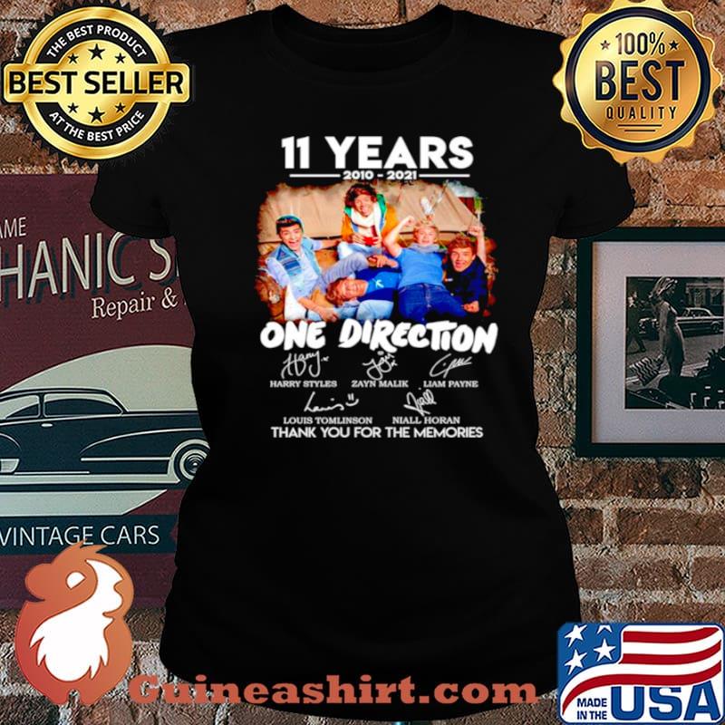 11 years of One Direction 2010 2021 thank you for the memories Laides tee