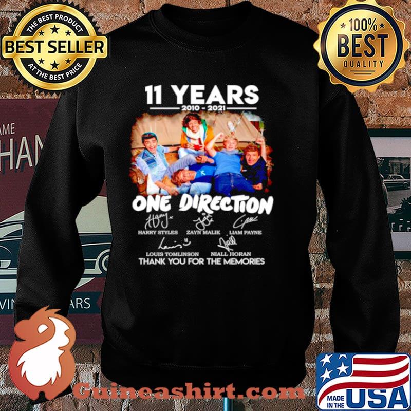 11 years of One Direction 2010 2021 thank you for the memories Sweater