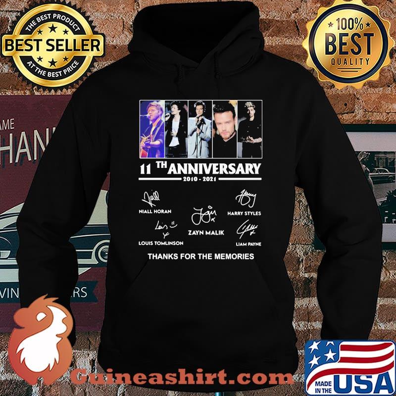 11th Anniversary One Direction Thank You For The Memories Shirt Hoodie