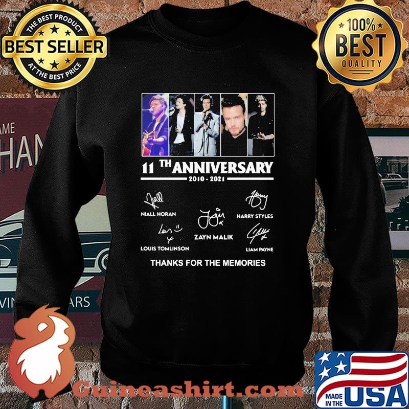 11th Anniversary One Direction Thank You For The Memories Shirt Sweater