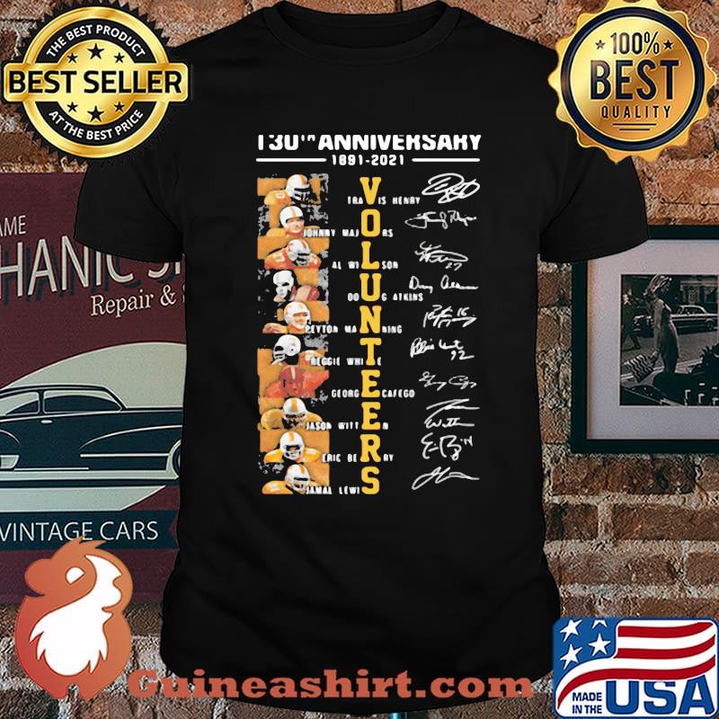 130th Anniversary 1891-2021 Travis Henry Johnny Majors Long Shit