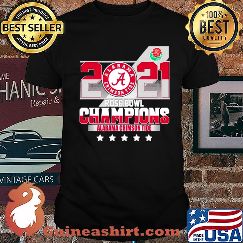 2021 Alabama Crimson Tide Rose Bowl Champions shirt