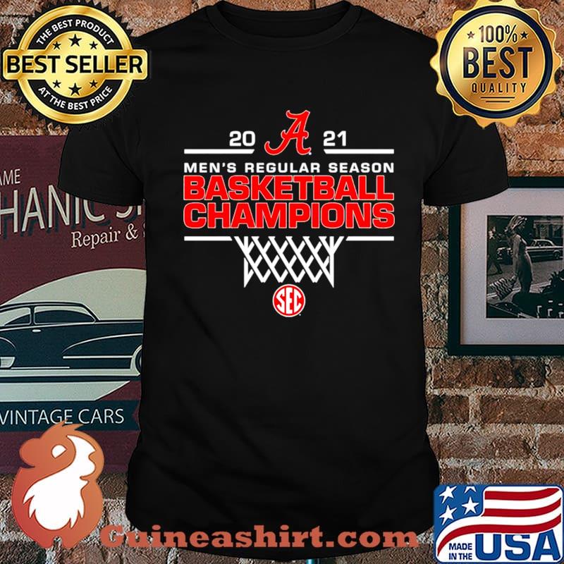 2021 mens regular season basketball champions Alabama Crimson Tide shirt