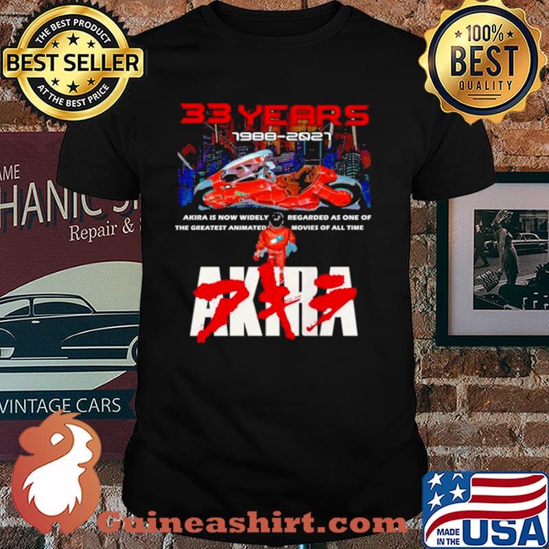 33 Years 1988 2021 Akira shirt
