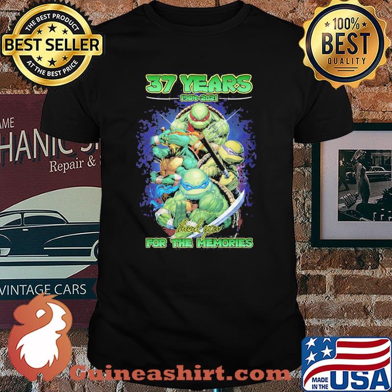 37 Years 1984 2021 Ninja Thank You For The Memories Shirt