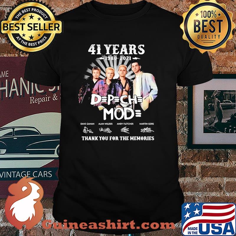 41 Years 1980-2021 DPCH MOD Thank You For THe Memories Shirt