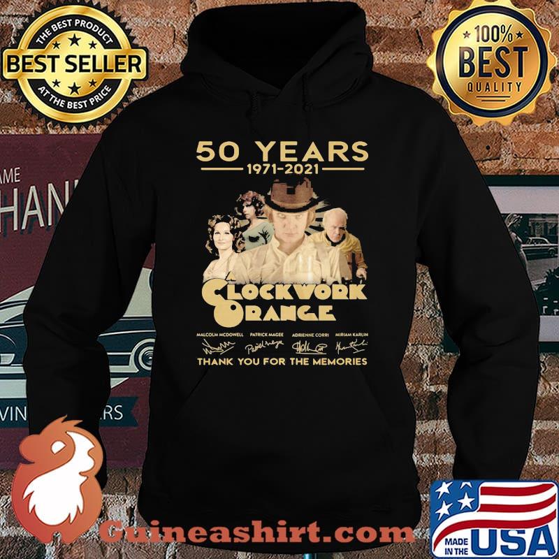 50 Years 1971 2021 Clockwork Orange Thank You For The Memories Signature Shirt Hoodie